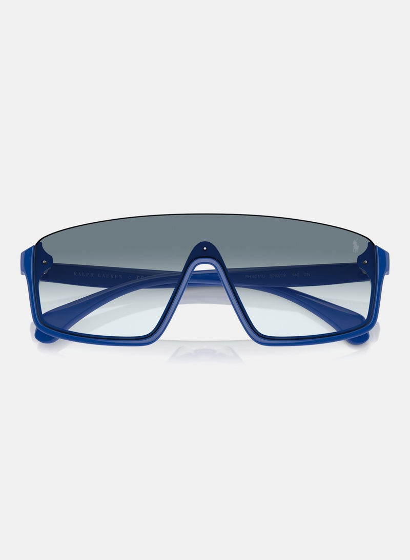 POLO RALPH LAUREN Semi-Rimless Shield Sunglasses 4211U 596219 - Image 4